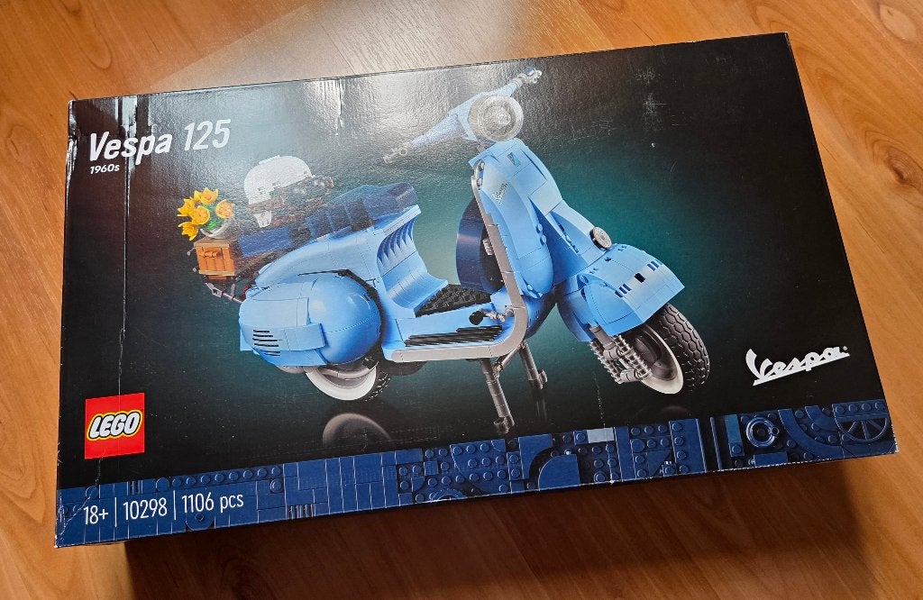 LEGO Icons #10298 Vespa 125, Lego, Ophalen of Verzenden, Zo goed als nieuw, Icons