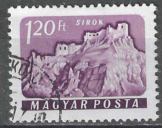 Hongrie 1960-1961 - Yvert 1339C - Châteaux (ST), Envoi, Affranchi