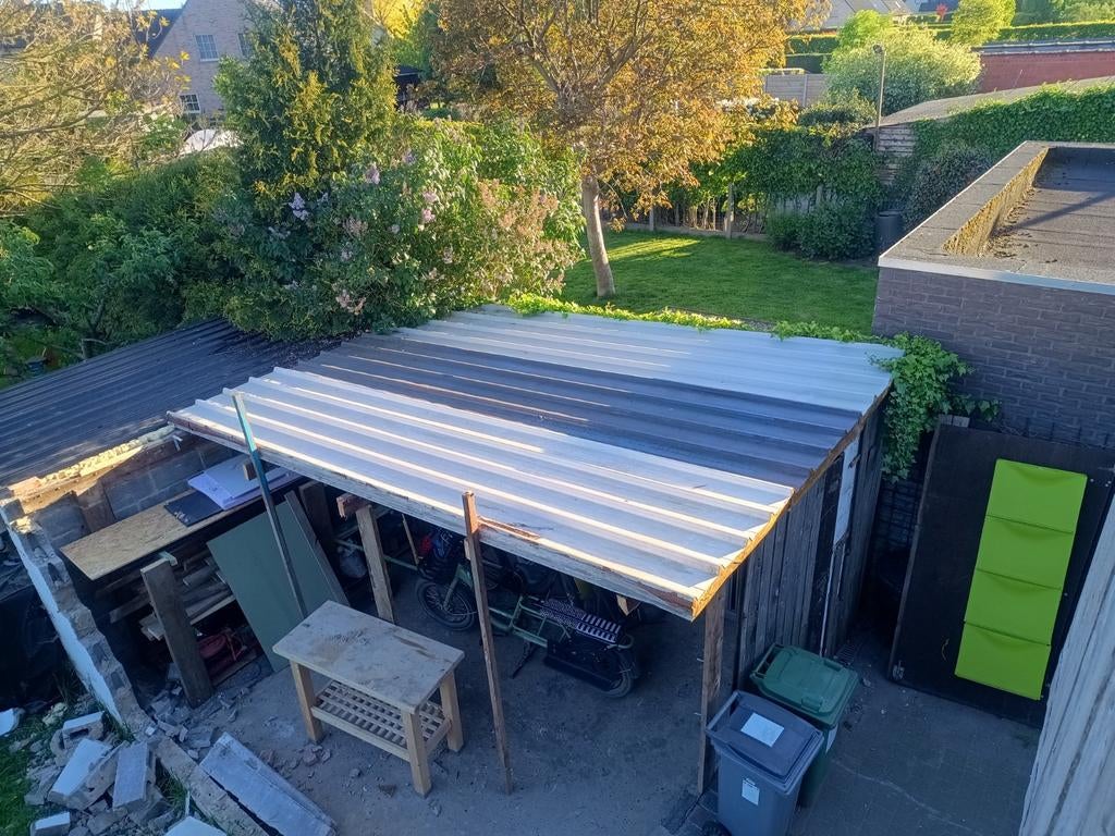 4 sandwichpanelen 6cm dik, Doe-het-zelf en Bouw, Ophalen