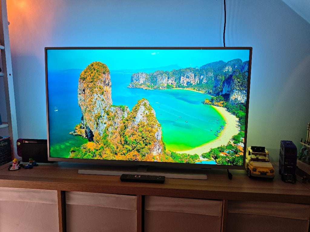 Philips Ambilight 43 inch 4K LED TV met Google Android TV, Ophalen, Philips, LED, Zo goed als nieuw