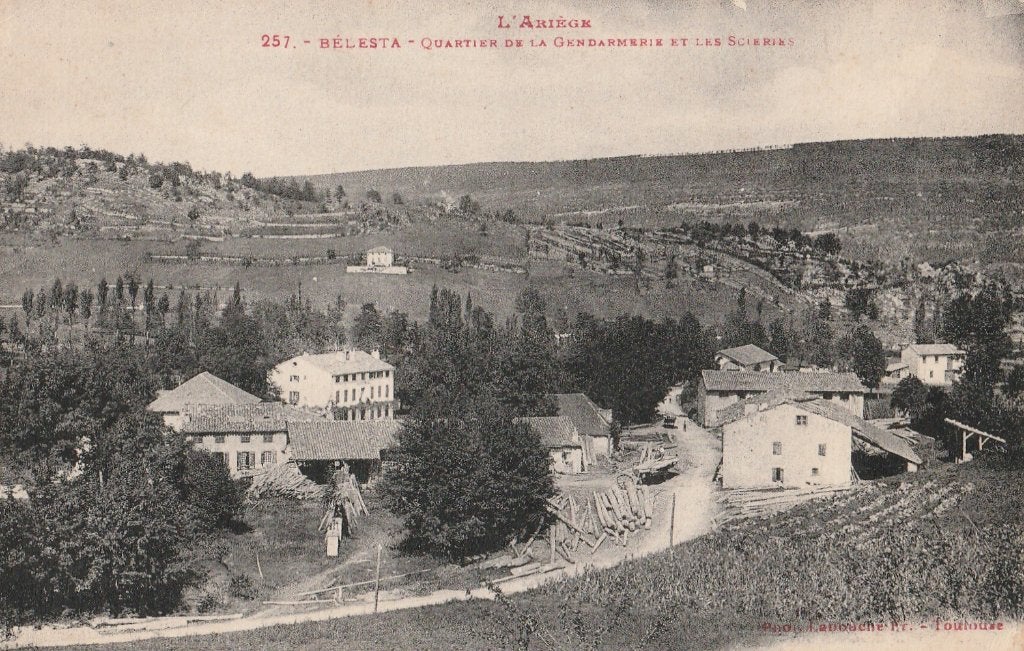 BELESTA   L' Ariége -  Gendarmerie Kwartier, Verzamelen, Ophalen of Verzenden, Ongelopen, Frankrijk