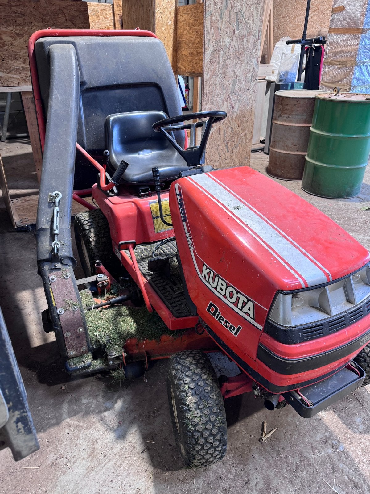 Tracteur tondeuse kubota, Enlèvement, Comme neuf