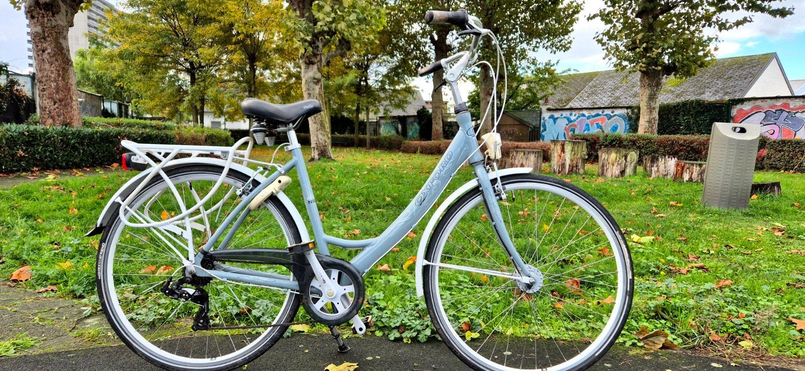 Damesfiets Oxford Blanco Negro, Fietsen en Brommers, Ophalen, Versnellingen