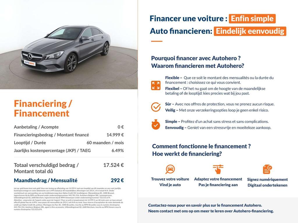 Mercedes-Benz CLA-Klasse 180 CLA 180 d Urban, Cuir, Achat, 4 portes, https://public.car-pass.be/vhr/35de9f90-19ab-4ceb-a0da-78d997f193fe