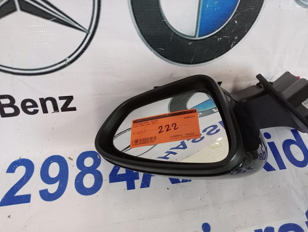 Fiat Tipo Buitenspiegel Rechts 2017, Auto-onderdelen, Gebruikt, -, -, Ophalen of Verzenden