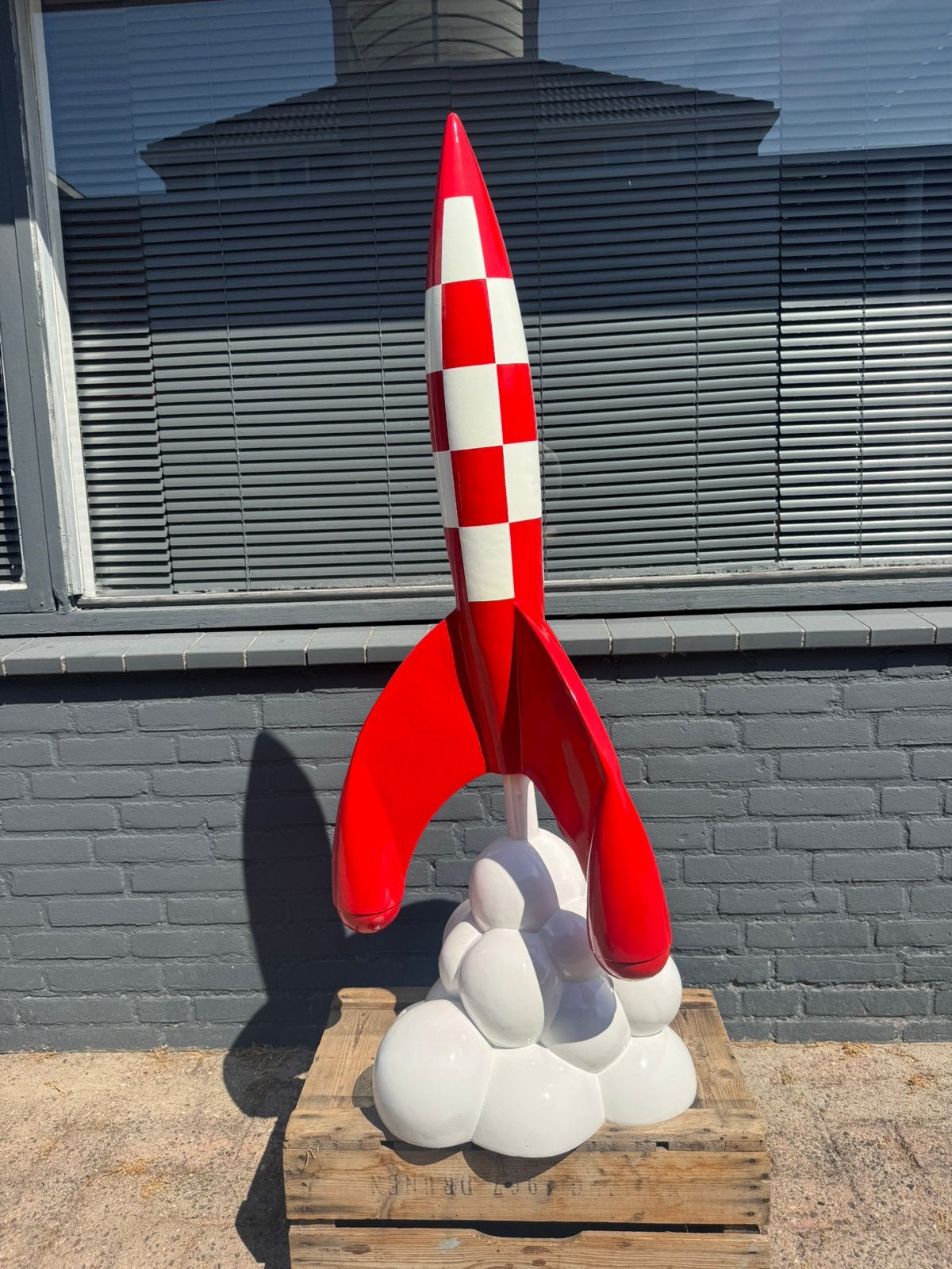 Kuifje Raket naar de Maan decoratie beeld, Ophalen, Gebruikt, Fantasy
