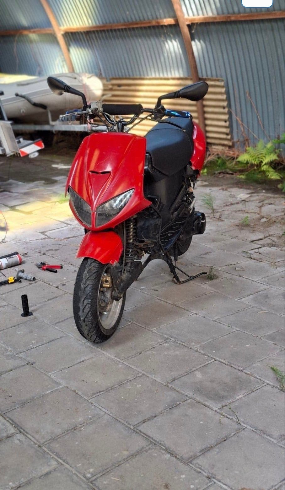 Speedfight 70cc sport, Fietsen en Brommers, Scooters | Peugeot, Ophalen, Zo goed als nieuw, Speedfight