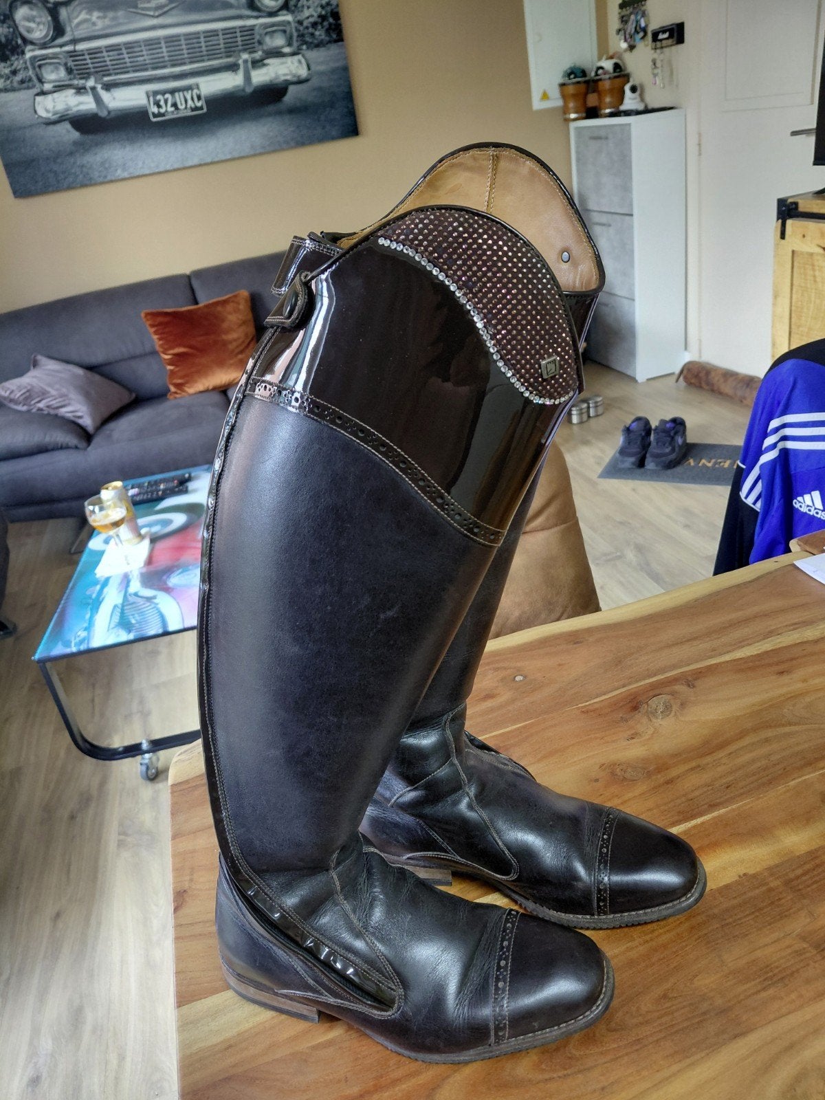 botte d équitation pour femme, Enlèvement, Marron, S