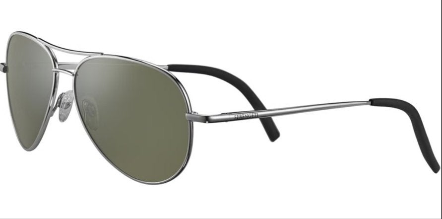 NIEUW Serengeti zonnebril Carrara zilver glans frame 55mm, Overige merken, Zonnebril, Nieuw, Ophalen of Verzenden
