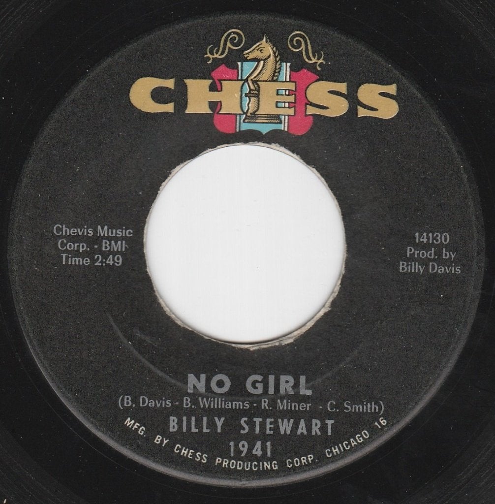 Billy Stewart/Geen meisje/Popcorn Soul*, Gebruikt, 7 inch, Soul, Overige typen