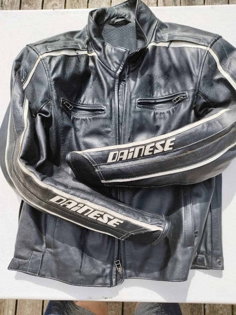 veste Dainese, Motoren, Kleding | Motorkleding, DAINESE, Heren, Jas | leer, Ophalen of Verzenden