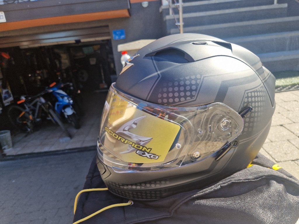 Neuf Casque Moto Scorpion exo 1200 Air taille L, Nieuw zonder kaartje, Integraalhelm, L, Ophalen