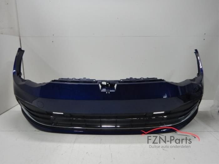 VW Golf 8 5H Voorbumper Highline LC5B 6PDC Blauw, Ophalen of Verzenden, Gebruikt, Voor, Bumper