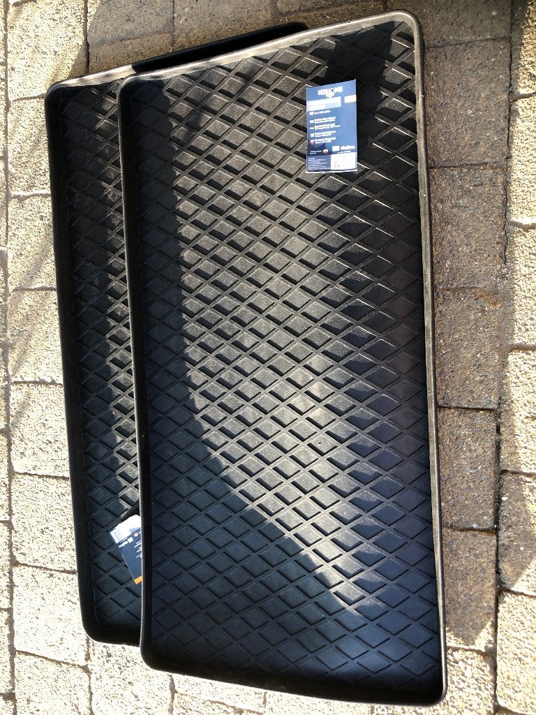 2 Rubberen Lekbakken / Schoenenmatten (40x80 cm)  NIEUW!, Ophalen of Verzenden, Nieuw