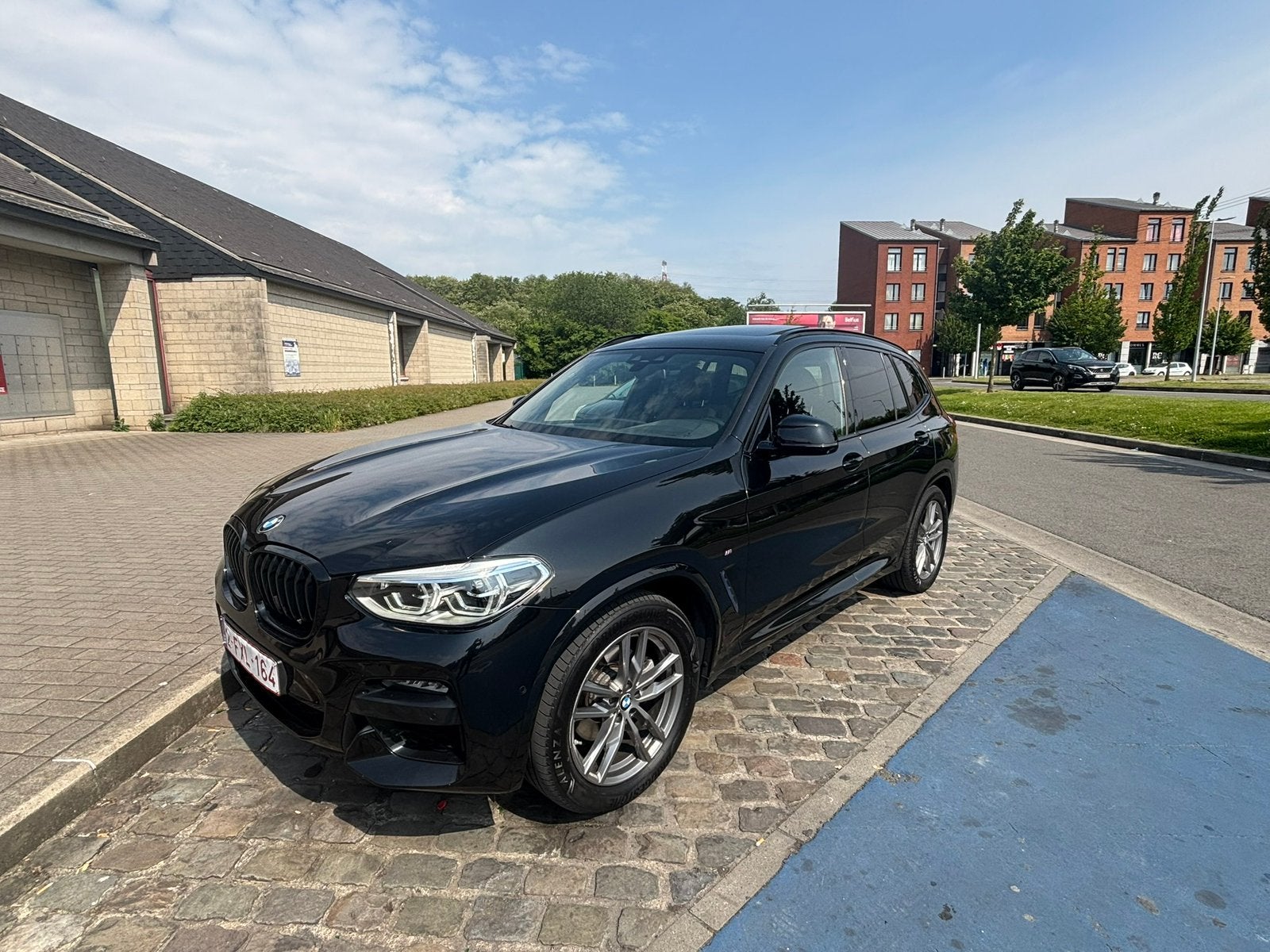 BMW X3 xDrive20d M Sport, Auto's, Automaat, Euro 6, Zwart, Leder
