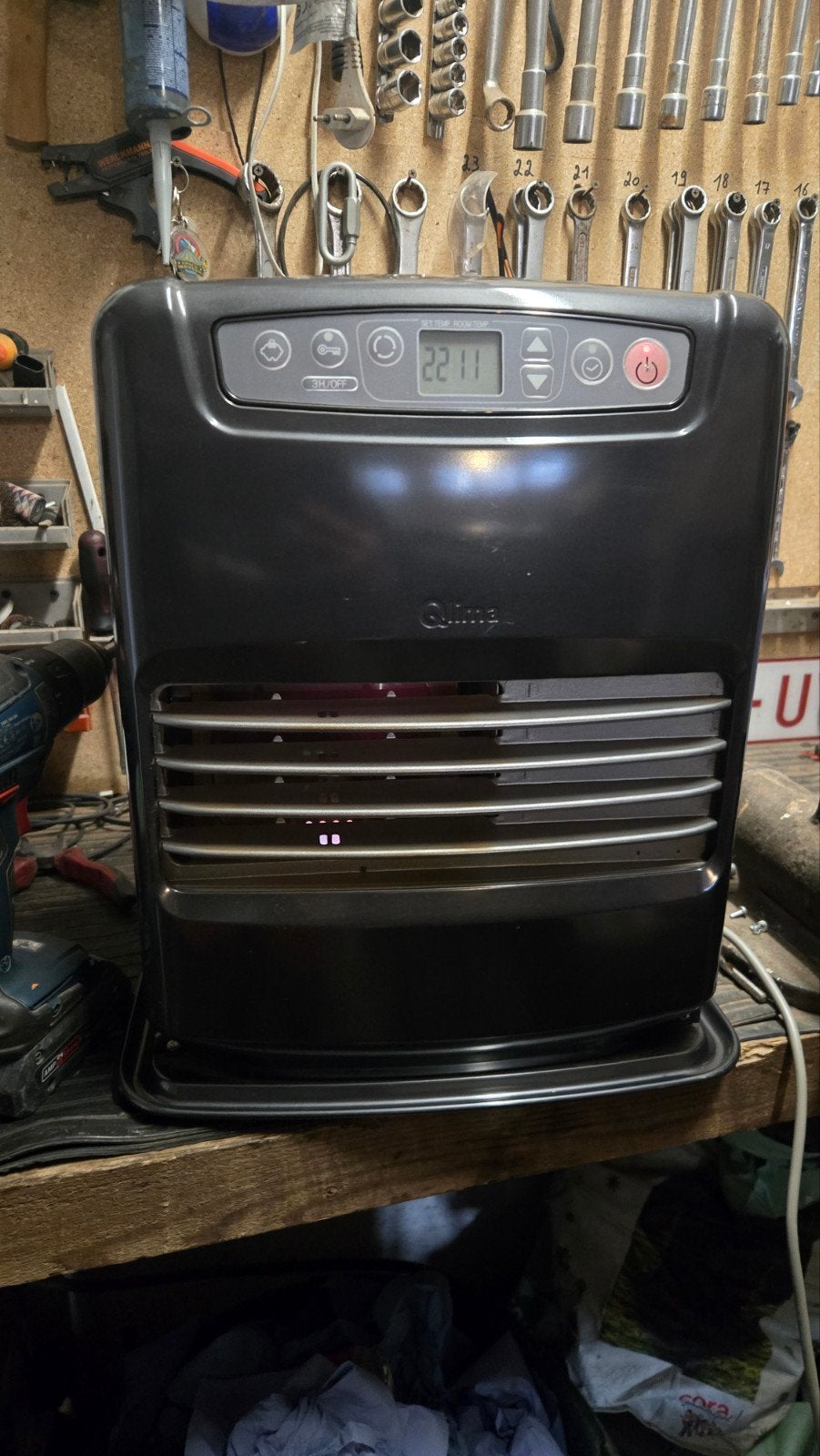 poele a petrole Qlima 3000w, Ophalen