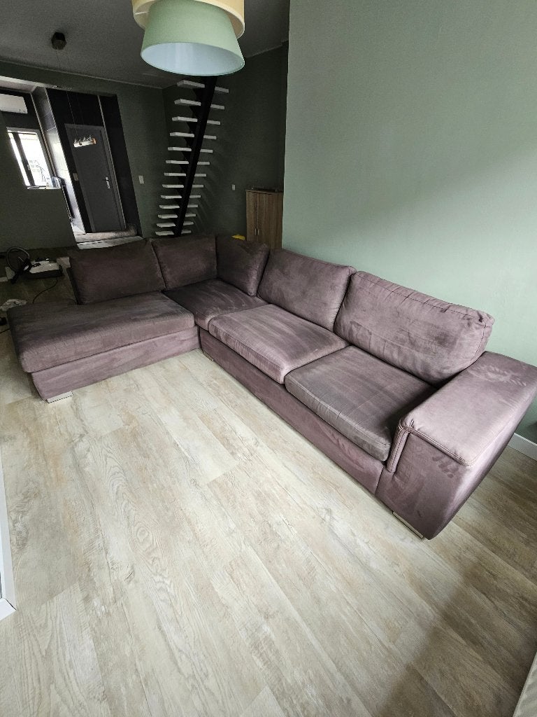 Hoeksalon in goede staat, Ophalen, Zo goed als nieuw, Stof