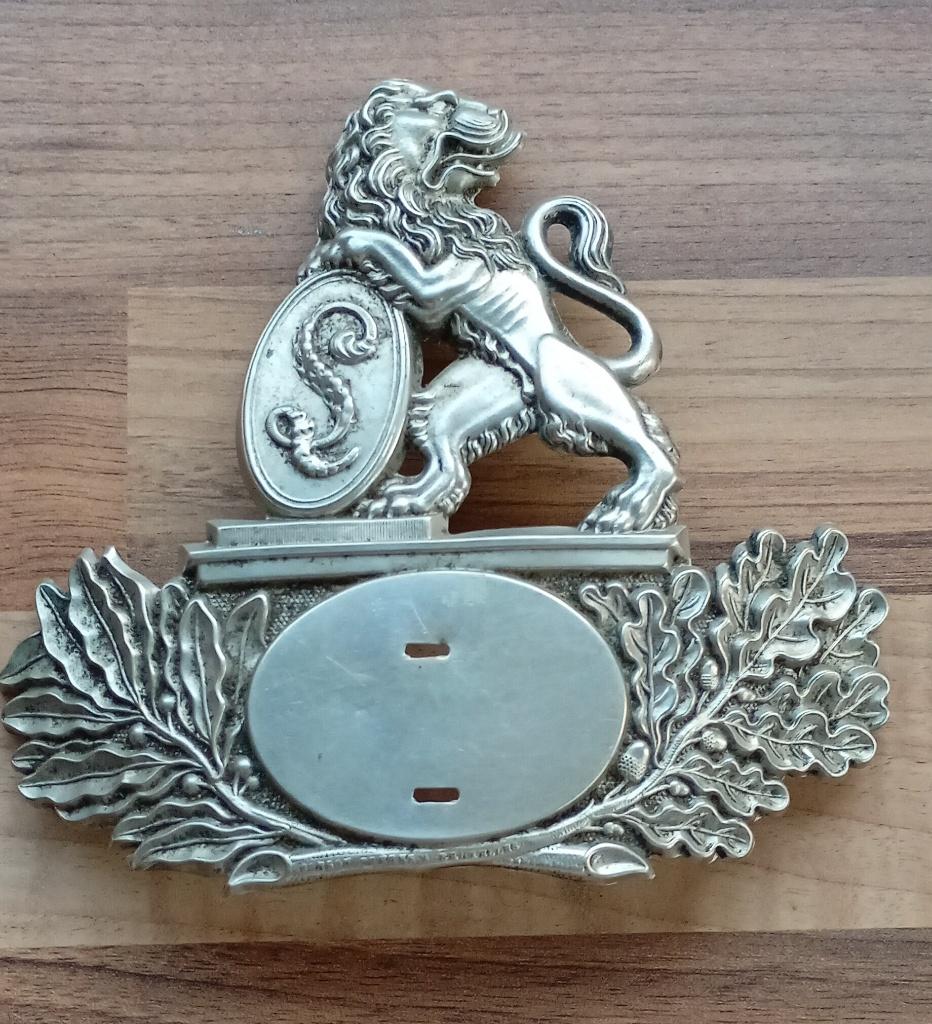 Plaque de shako belge modèle 1831, Collections, Enlèvement ou Envoi, Autres