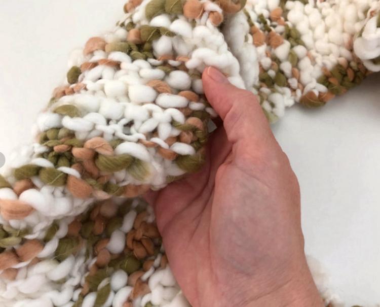 Warme sjaal uit polyester wol, Ophalen of Verzenden