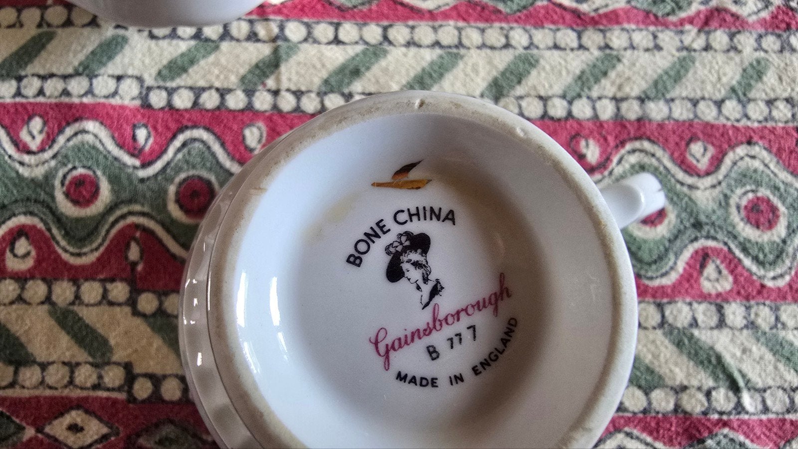 koffie of theeservies bone china, Ophalen, Porselein, Vintage