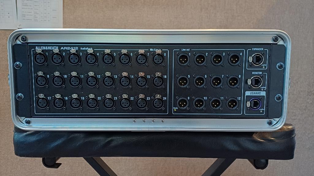 Allen & Heath AR2412, Musique & Instruments, Tables de mixage, Enlèvement, Comme neuf, 20 canaux ou plus, Entrée micro