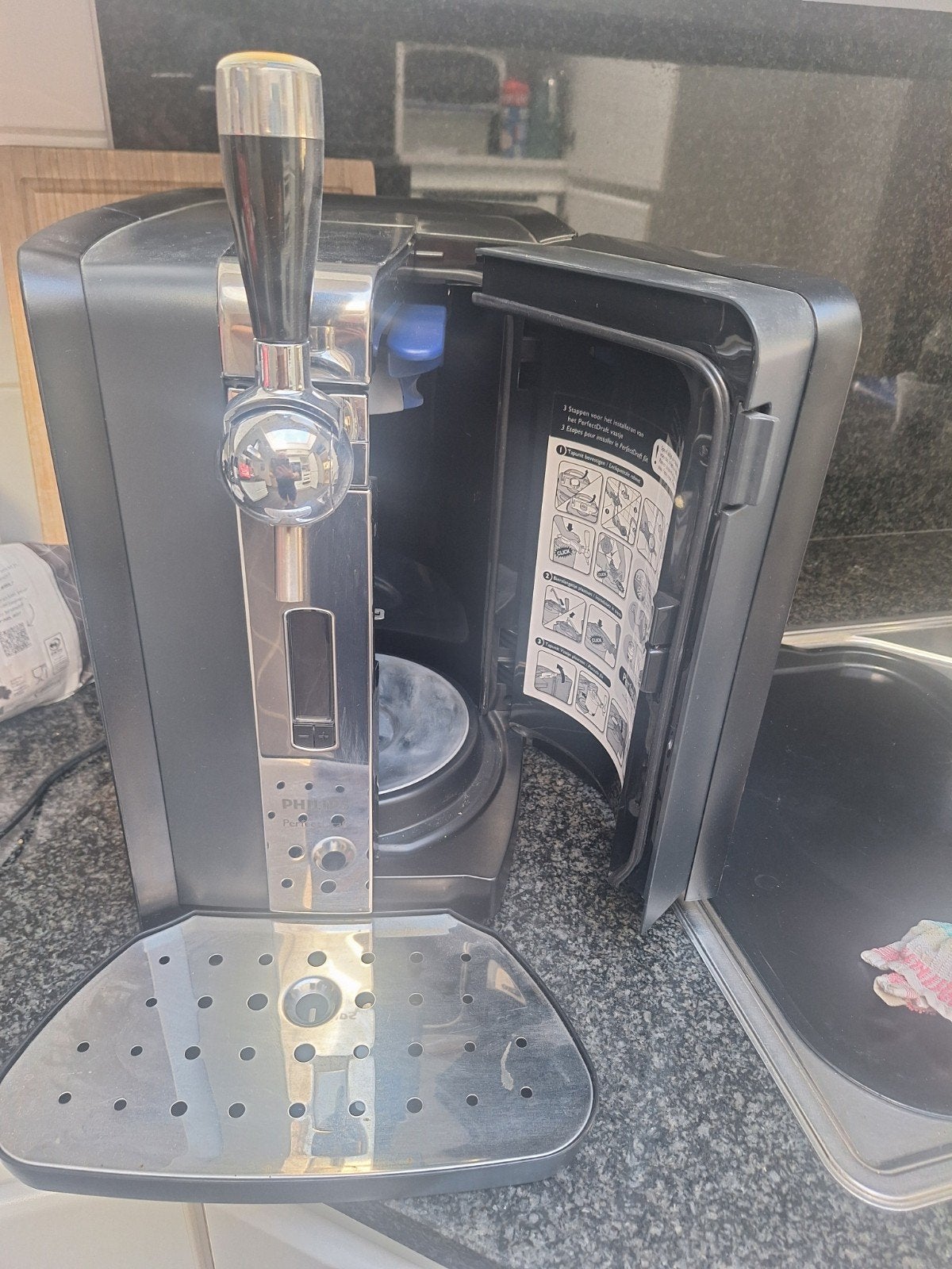 tapkraan, Elektronische apparatuur, Ophalen