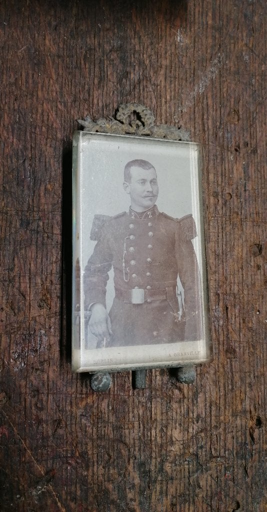 Portrait photo soldat WW1, Collections, Objets militaires | Général, Envoi, Autres, Photo ou Poster