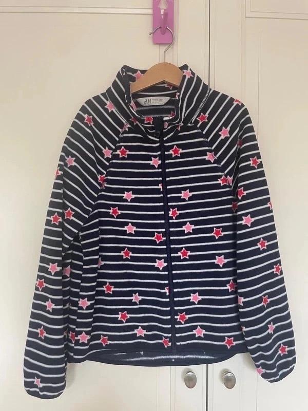 Veste polaire, fille, 8/10 ans (134/140cm), H&M, Ophalen of Verzenden, Gebruikt, Meisje