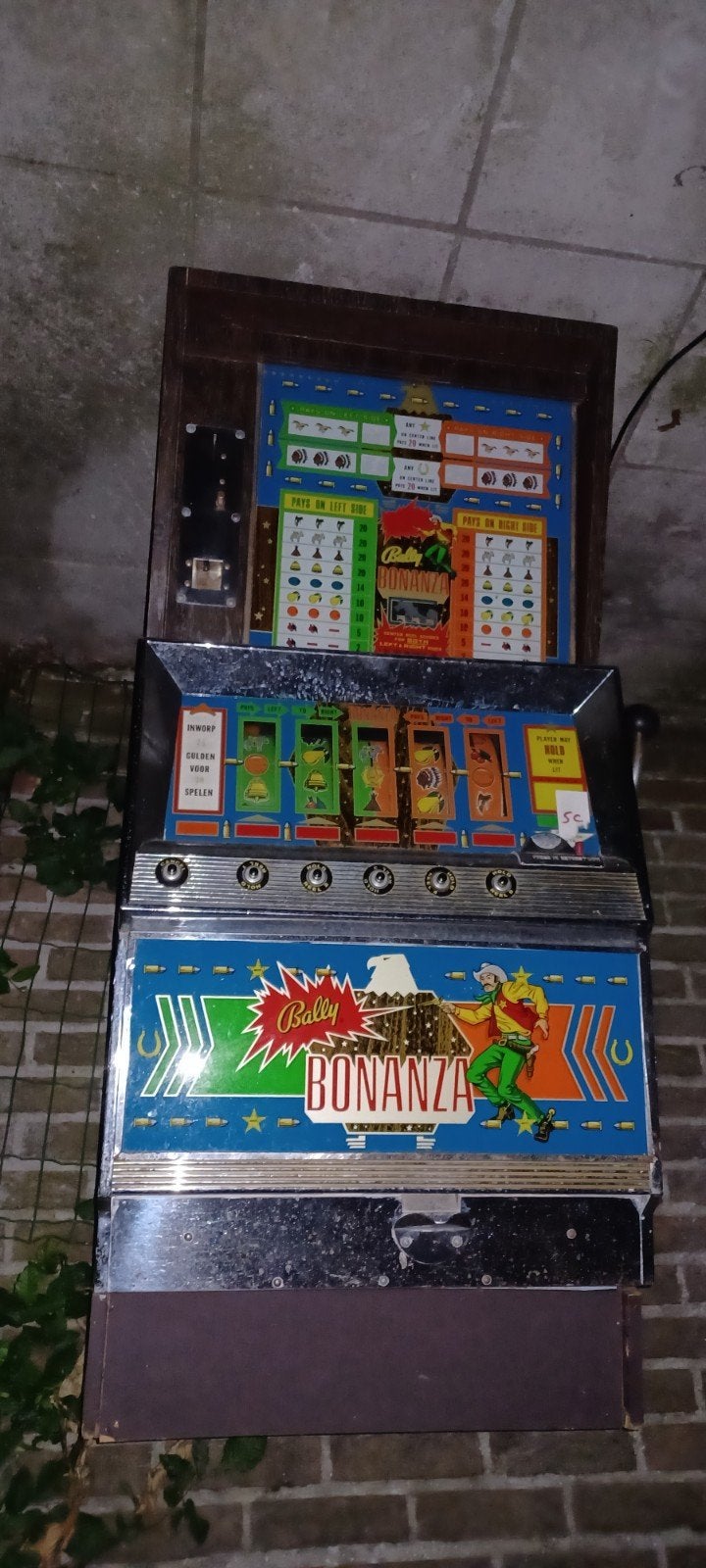 Bonanza bingo machine vintage, Ophalen of Verzenden