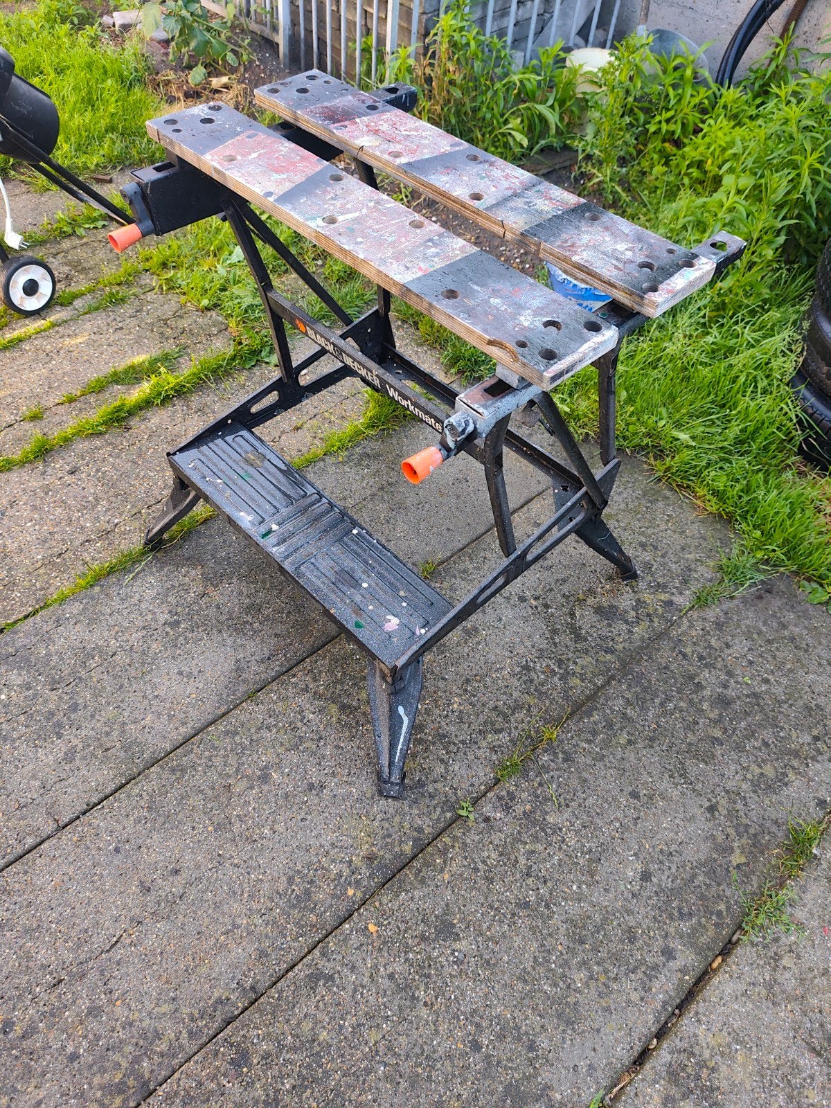 Gebruikt werkbankje, Doe-het-zelf en Bouw, Werkbanken, Ophalen, Inklapbaar