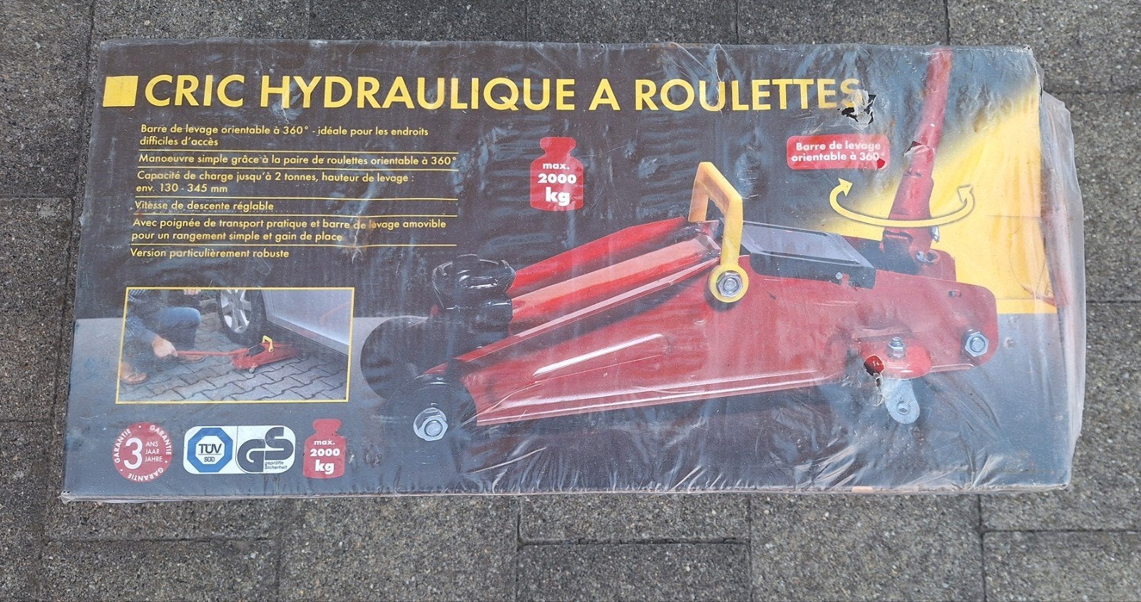 Cric de voiture 2000 kg, Autos : Divers, Prises, Enlèvement, Neuf, Hydraulique, Cric de garage