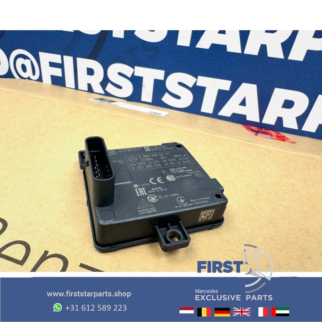 A0009006647 RADARSENSOR Mercedes W206 W290 W214 W254 W167 W2, Utilisé, -, -, Enlèvement ou Envoi