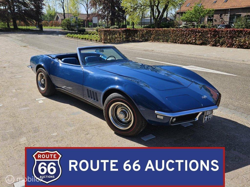 Chevrolet Corvette C3 | 1968 | Route 66 Auctions, Auto's, Oldtimers, Bedrijf, Te koop, Chevrolet, Benzine, Overige carrosserie