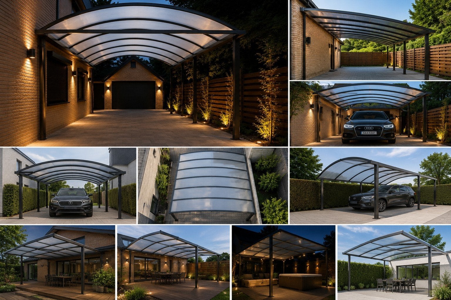 Rechtstreeks vanbij leverancier 2995 € = Carport : 5m op 3m, Tuin en Terras, Verzenden, Carport