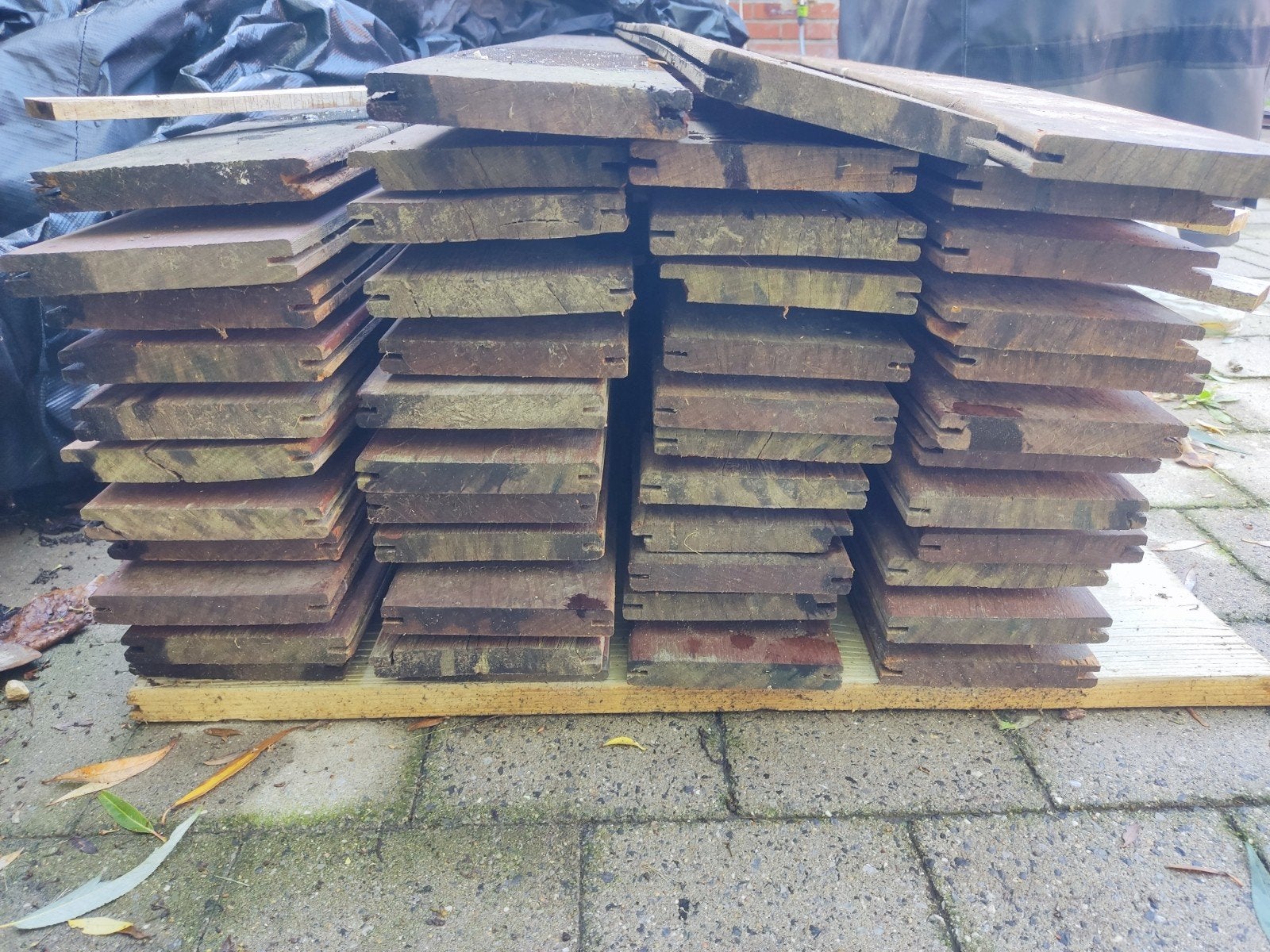 40 hardhouten planken, Ophalen, Planken, Hardhout