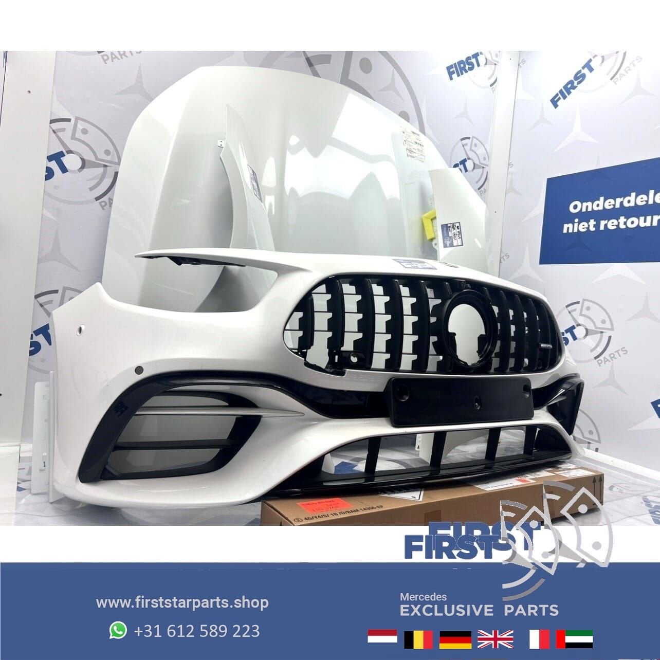 W213 E63s AMG Facelift VOORKOP E63 FRONT Mercedes E Klasse 6, Gebruikt, -, Voor, Ophalen of Verzenden