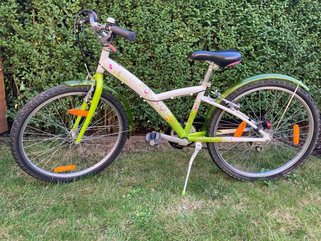 meisjesfiets - 24 inch - volledig in orde laten maken, Vélos & Vélomoteurs, Vélos | Filles, Vitesses, Comme neuf, Enlèvement, Frein sur jante