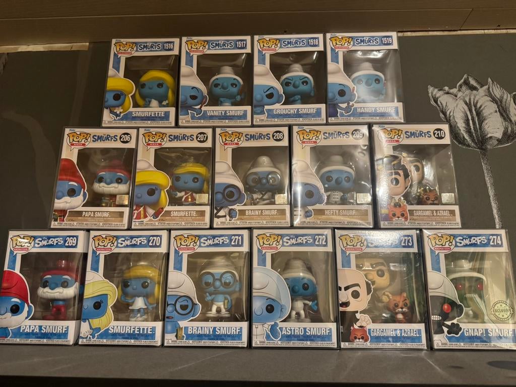 Funko pop smurfen collecties, Ophalen of Verzenden, Nieuw