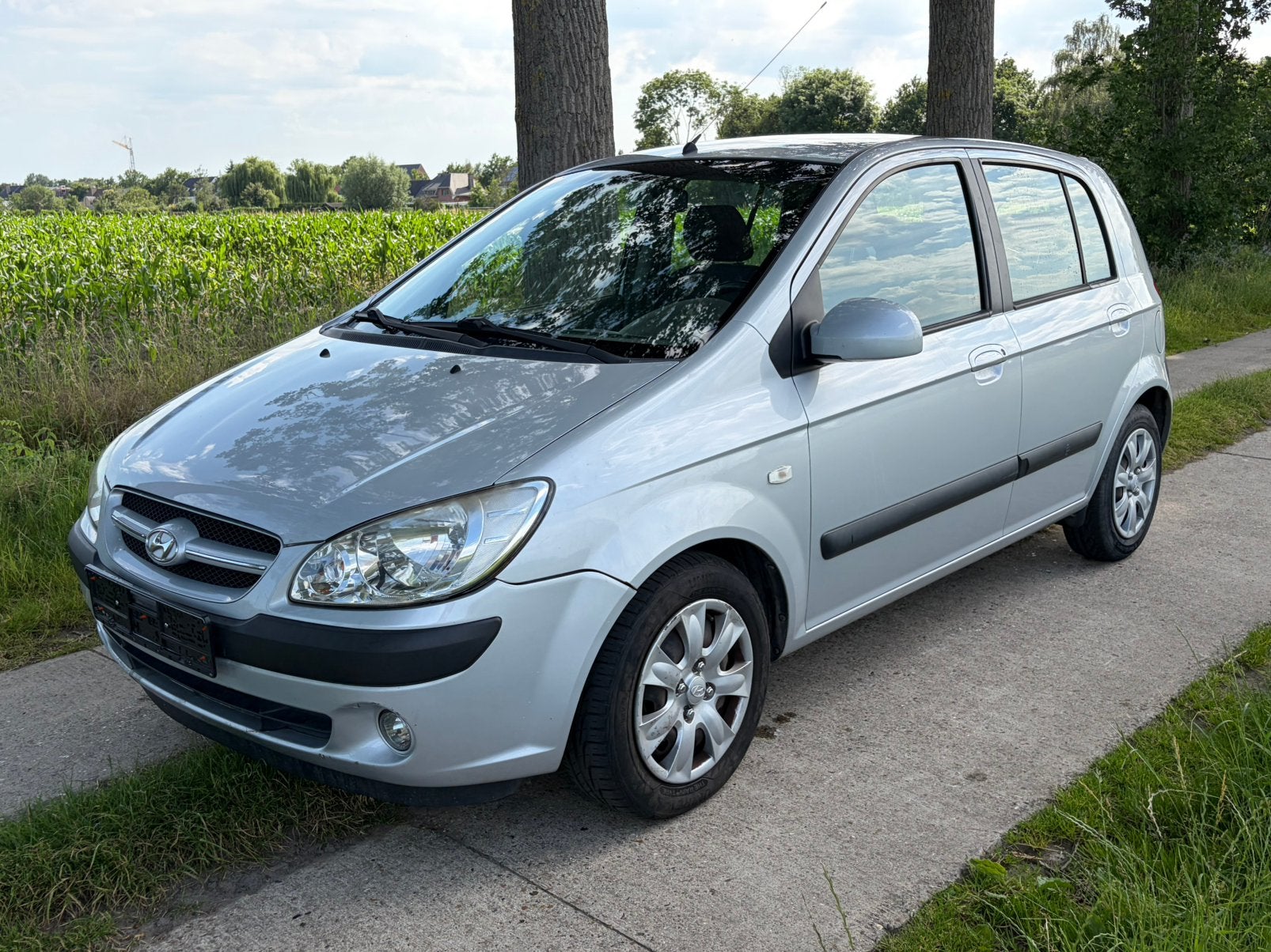 Hyundai Getz Benzine AUTOMAAT Gekeurd Voor Verkoop, Autos, Argent ou Gris, Achat, Airbags, Automatique