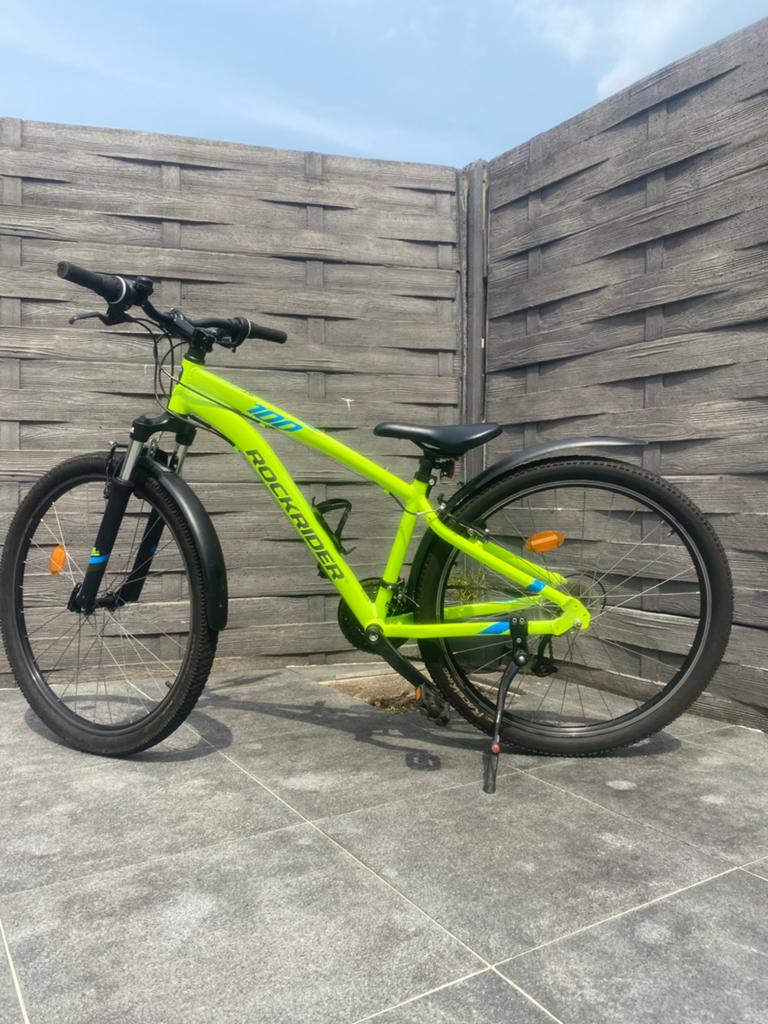 B-Twin Rockrider ST100.  27,5 inch jongensfiets, Vitesses, B-Twin, 26 pouces ou plus, Comme neuf