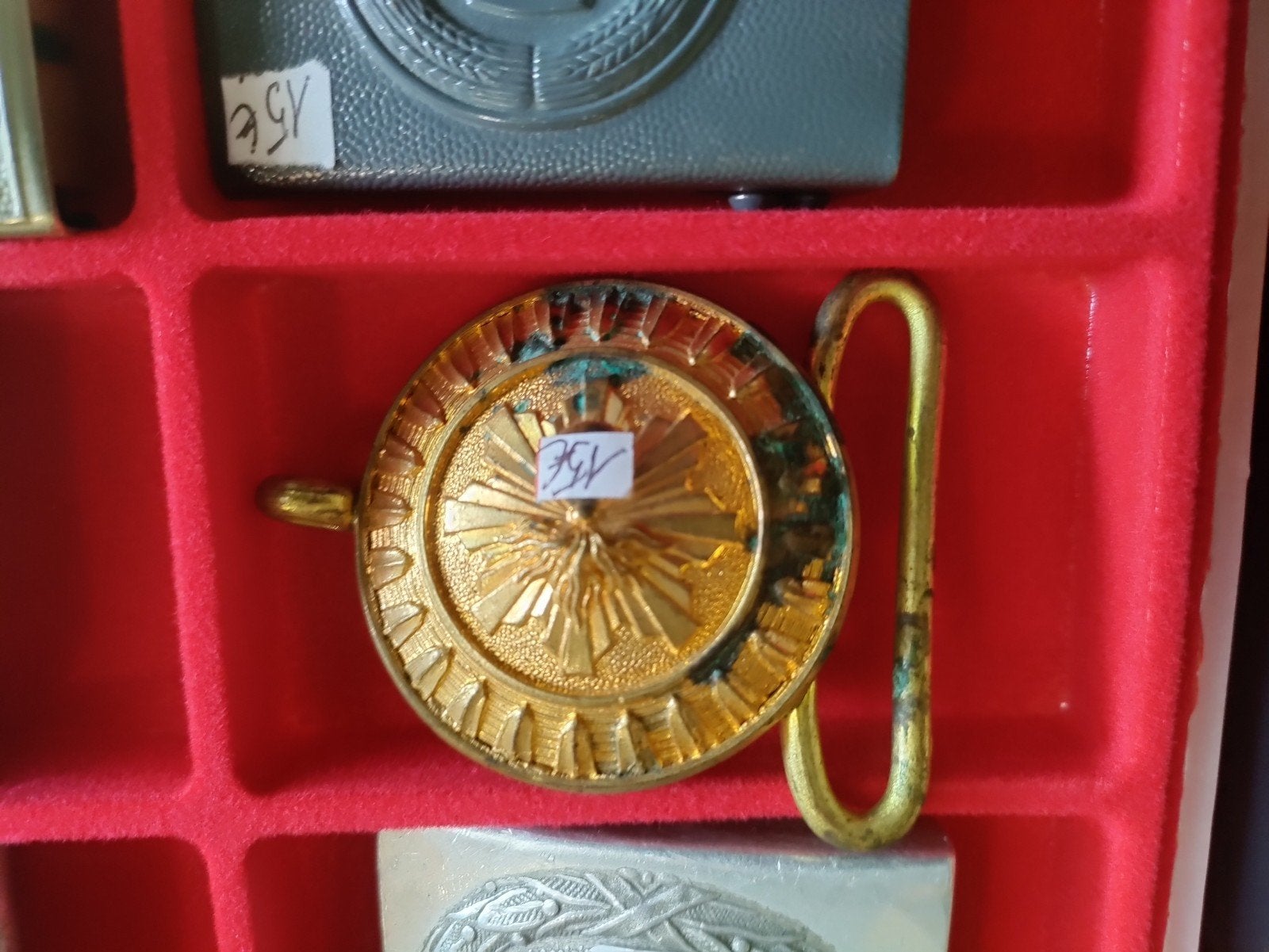 Serrure couple militaire laiton métal, cuivre, Enlèvement ou Envoi