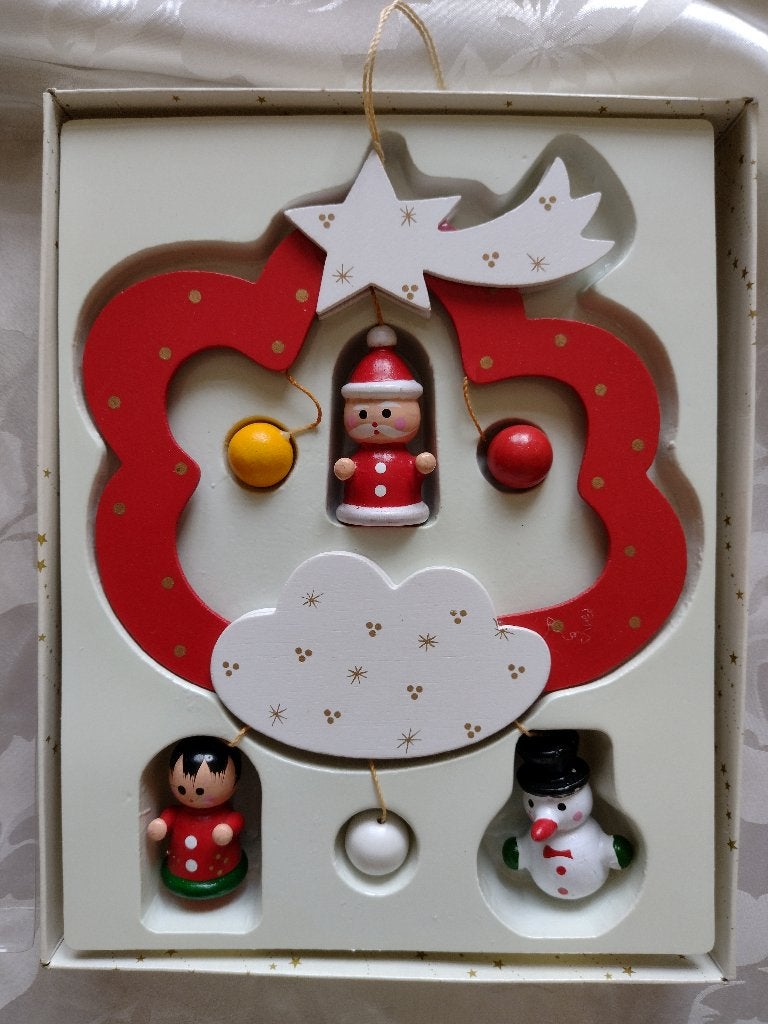 Oude kerstraam decoratie, Diversen, Kerst, Ophalen of Verzenden, Zo goed als nieuw