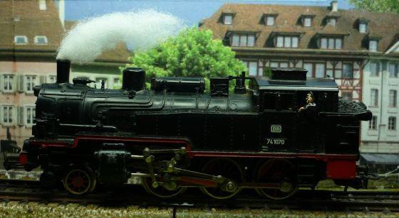 Marklin 3095 DB 742 tenderlocomotief, Analogique, Courant alternatif, Enlèvement, Utilisé