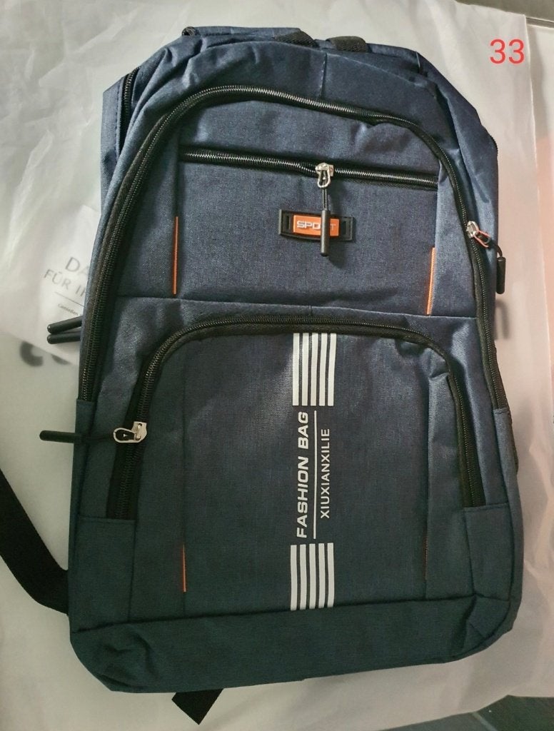 Stoere Donkerblauwe Rugzak met veel vakken!, Ophalen of Verzenden, Nieuw