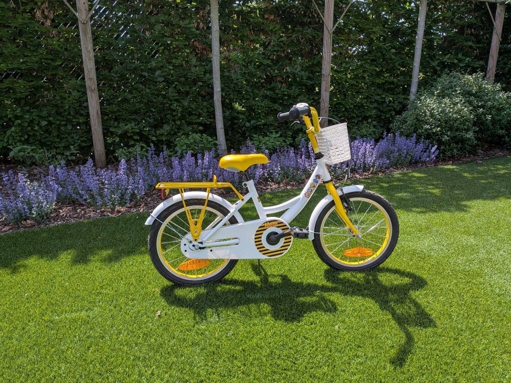 kinderfiets 16 inch, Ophalen, Terugtraprem, Zijwieltjes, 16 tot 20 inch