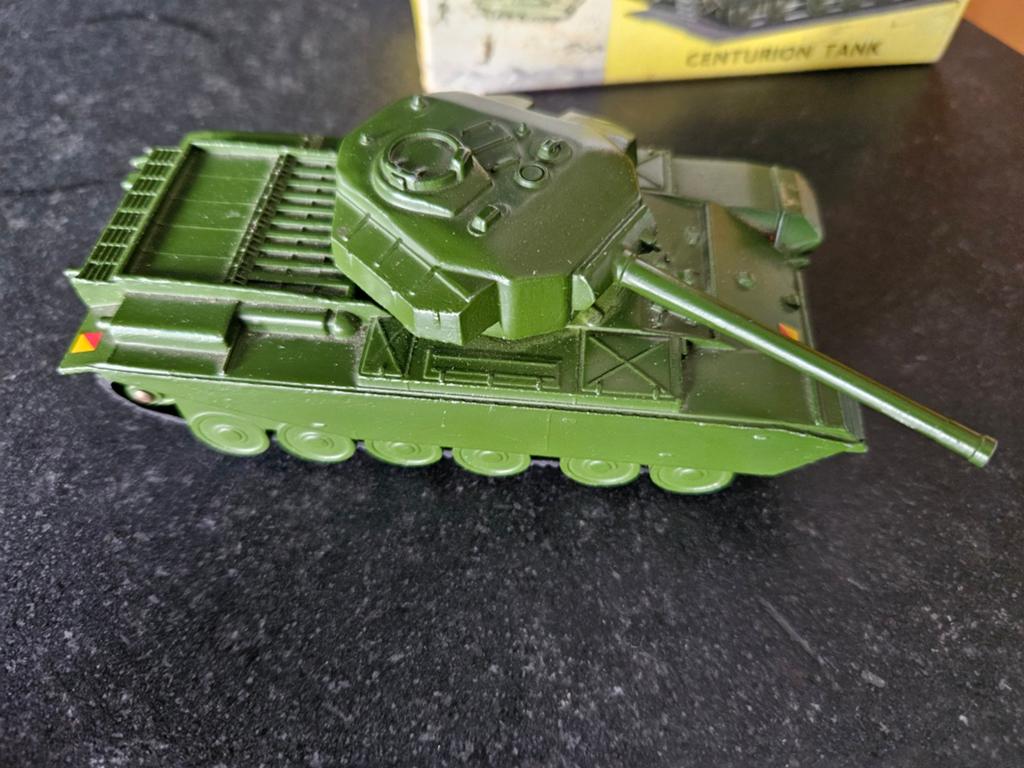 Char centurion dinky toys, Enlèvement