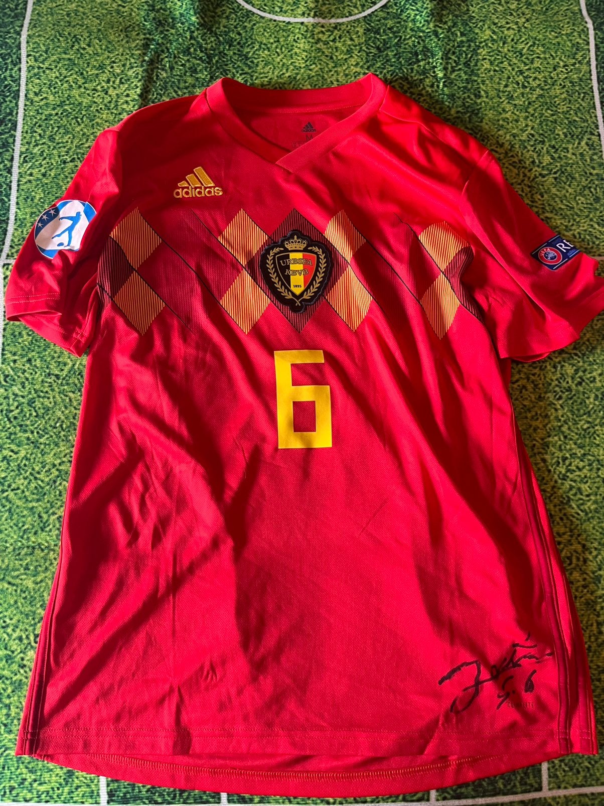 Maillot Belgique Bastien matchworn, Ophalen of Verzenden, Zo goed als nieuw, Shirt