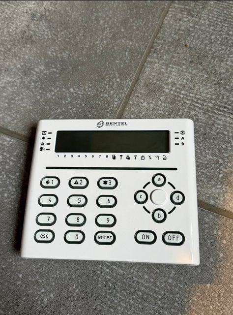 clavier-T-WHITE  clavier alarme ABSOLUTA, Enlèvement ou Envoi, Autres types, Appel d'alerte à une centrale, Neuf