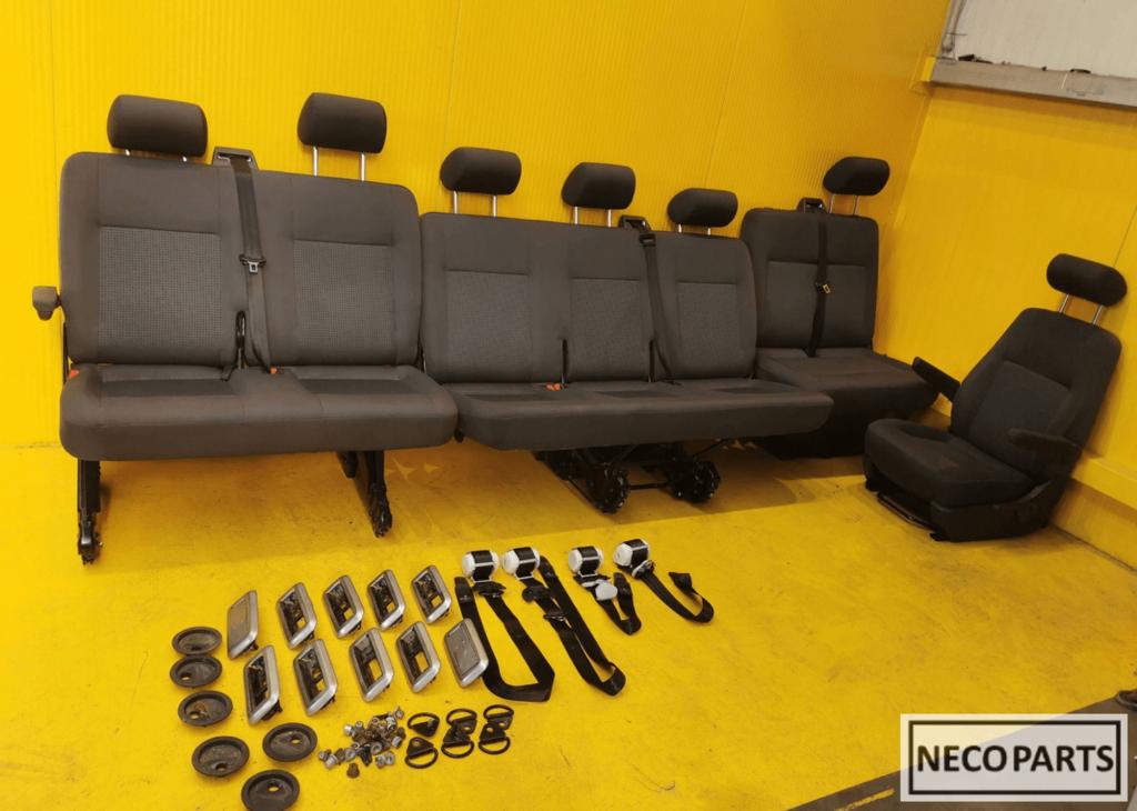 VW CARAVELLE T5 INTERIEUR SET STOELEN ALLES LEVERBAAR!!!, Auto-onderdelen, Gebruikt, -, Volkswagen, -