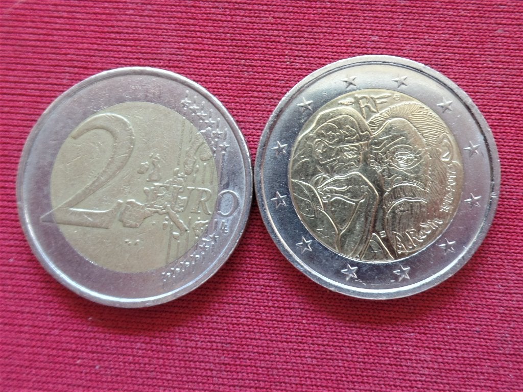 2 euro Frankrijk 2017 (Rodin), Ophalen, Frankrijk, 2 euro, Losse munt